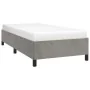 Estructura de cama de terciopelo gris claro 100x200 cm de vidaXL, Camas y somieres - Ref: Foro24-347306, Precio: 76,59 €, Des...