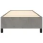 Estructura de cama de terciopelo gris claro 100x200 cm de vidaXL, Camas y somieres - Ref: Foro24-347306, Precio: 76,59 €, Des...