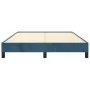 Blauer Samtbettrahmen 140x200 cm von vidaXL, Betten und Lattenroste - Ref: Foro24-346980, Preis: 108,44 €, Rabatt: %