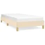 Cremefarbener Stoffbettrahmen 80x200 cm von vidaXL, Betten und Lattenroste - Ref: Foro24-346775, Preis: 75,20 €, Rabatt: %