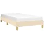 Cream fabric bed frame 80x200 cm by vidaXL, Beds and slatted bases - Ref: Foro24-346775, Price: 74,04 €, Discount: %