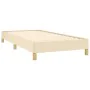 Cream fabric bed frame 80x200 cm by vidaXL, Beds and slatted bases - Ref: Foro24-346775, Price: 74,04 €, Discount: %