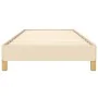Cream fabric bed frame 80x200 cm by vidaXL, Beds and slatted bases - Ref: Foro24-346775, Price: 74,04 €, Discount: %