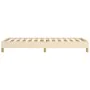 Cream fabric bed frame 80x200 cm by vidaXL, Beds and slatted bases - Ref: Foro24-346775, Price: 74,04 €, Discount: %