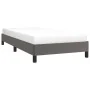 Graues Kunstlederbettgestell 90x200 cm von vidaXL, Betten und Lattenroste - Ref: Foro24-346884, Preis: 70,33 €, Rabatt: %