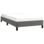 Gray synthetic leather bed frame 90x200 cm by vidaXL, Beds and slatted bases - Ref: Foro24-346884, Price: 69,32 €, Discount: %