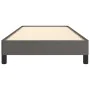 Gray synthetic leather bed frame 90x200 cm by vidaXL, Beds and slatted bases - Ref: Foro24-346884, Price: 69,32 €, Discount: %