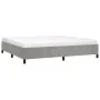 Estructura de cama de terciopelo gris claro 180x200 cm de vidaXL, Camas y somieres - Ref: Foro24-347342, Precio: 135,36 €, De...