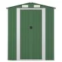 Grüner Gartenschuppen aus verzinktem Stahl, 192 x 440 x 223 cm von vidaXL, Schuppen - Ref: Foro24-3147430, Preis: 644,41 €, R...