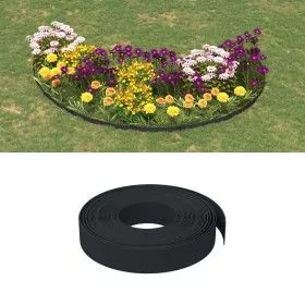 Garden edging 3 pcs black polyethylene 10 m 10 cm by vidaXL, Garden edging and edging - Ref: Foro24-3155433, Price: 55,73 €, ...