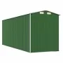 Cobertizo de jardín acero galvanizado verde 192x523x223 cm de vidaXL, Cobertizos - Ref: Foro24-3147431, Precio: 722,02 €, Des...