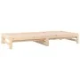 Sofá cama extraíble madera maciza de pino 2x(90x190) cm de vidaXL, Camas y somieres - Ref: Foro24-3124747, Precio: 139,61 €, ...