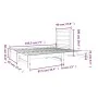 Sofá cama extraíble madera maciza de pino 2x(90x190) cm de vidaXL, Camas y somieres - Ref: Foro24-3124747, Precio: 139,61 €, ...
