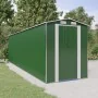 Cobertizo de jardín acero galvanizado verde 192x689x223 cm de vidaXL, Cobertizos - Ref: Foro24-3147433, Precio: 880,43 €, Des...
