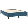 Blauer Samtbettrahmen 140x190 cm von vidaXL, Betten und Lattenroste - Ref: Foro24-347322, Preis: 117,53 €, Rabatt: %