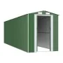 Cobertizo de jardín acero galvanizado verde 192x689x223 cm de vidaXL, Cobertizos - Ref: Foro24-3147433, Precio: 880,43 €, Des...