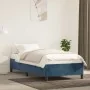 Blauer Samtbettrahmen 100x200 cm von vidaXL, Betten und Lattenroste - Ref: Foro24-347310, Preis: 82,80 €, Rabatt: %