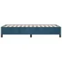 Blauer Samtbettrahmen 100x200 cm von vidaXL, Betten und Lattenroste - Ref: Foro24-347310, Preis: 82,80 €, Rabatt: %