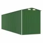 Cobertizo de jardín acero galvanizado verde 192x689x223 cm de vidaXL, Cobertizos - Ref: Foro24-3147433, Precio: 880,43 €, Des...