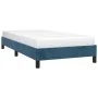 Estructura de cama de terciopelo azul 90x190 cm de vidaXL, Camas y somieres - Ref: Foro24-346950, Precio: 82,16 €, Descuento: %
