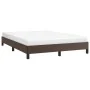 Braunes Kunstlederbettgestell 140x200 cm von vidaXL, Betten und Lattenroste - Ref: Foro24-346907, Preis: 121,62 €, Rabatt: %