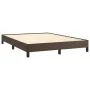Braunes Kunstlederbettgestell 140x200 cm von vidaXL, Betten und Lattenroste - Ref: Foro24-346907, Preis: 121,62 €, Rabatt: %