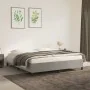 Light gray velvet bed frame 160x200 cm by vidaXL, Beds and slatted bases - Ref: Foro24-347330, Price: 127,82 €, Discount: %