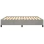 Light gray velvet bed frame 160x200 cm by vidaXL, Beds and slatted bases - Ref: Foro24-347330, Price: 127,82 €, Discount: %