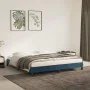 Estructura de cama de terciopelo azul 180x200 cm de vidaXL, Camas y somieres - Ref: Foro24-346992, Precio: 110,50 €, Descuent...