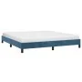 Blue velvet bed frame 180x200 cm by vidaXL, Beds and slatted bases - Ref: Foro24-346992, Price: 114,68 €, Discount: %