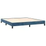 Estructura de cama de terciopelo azul 180x200 cm de vidaXL, Camas y somieres - Ref: Foro24-346992, Precio: 110,50 €, Descuent...