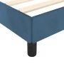 Estructura de cama de terciopelo azul 140x190 cm de vidaXL, Camas y somieres - Ref: Foro24-346974, Precio: 98,82 €, Descuento: %