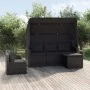 4-piece garden sofa set with black synthetic rattan cushions by vidaXL, Garden sets - Ref: Foro24-3186648, Price: 416,30 €, D...