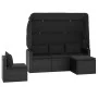 4-piece garden sofa set with black synthetic rattan cushions by vidaXL, Garden sets - Ref: Foro24-3186648, Price: 416,30 €, D...