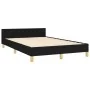 Bed frame with black fabric headboard 120x200 cm by vidaXL, Beds and slatted bases - Ref: Foro24-3124881, Price: 175,50 €, Di...