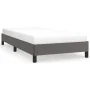 Graues Kunstlederbettgestell 90x190 cm von vidaXL, Betten und Lattenroste - Ref: Foro24-346878, Preis: 74,15 €, Rabatt: %