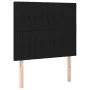 Bed frame with black fabric headboard 80x200 cm by vidaXL, Beds and slatted bases - Ref: Foro24-3125173, Price: 131,15 €, Dis...