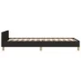 Bed frame with black fabric headboard 90x200 cm by vidaXL, Beds and slatted bases - Ref: Foro24-3125270, Price: 138,24 €, Dis...