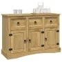 Corona Sideboard aus massivem mexikanischem Kiefernholz 115x43x79,5 cm von vidaXL, Sideboards - Ref: Foro24-3188012, Preis: 3...