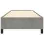 Estructura de cama de terciopelo gris claro 90x190 cm de vidaXL, Camas y somieres - Ref: Foro24-347294, Precio: 79,79 €, Desc...