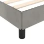 Estructura de cama de terciopelo gris claro 90x190 cm de vidaXL, Camas y somieres - Ref: Foro24-347294, Precio: 79,79 €, Desc...