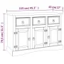 Corona Sideboard aus massivem mexikanischem Kiefernholz 115x43x79,5 cm von vidaXL, Sideboards - Ref: Foro24-3188012, Preis: 3...
