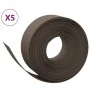 Garden edging 5 pcs brown polyethylene 10 m 20 cm by vidaXL, Garden edging and edging - Ref: Foro24-3155463, Price: 219,83 €,...