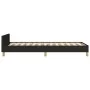 Bed frame with black fabric headboard 90x190 cm by vidaXL, Beds and slatted bases - Ref: Foro24-3125343, Price: 144,29 €, Dis...