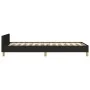 Bed frame with black fabric headboard 90x200 cm by vidaXL, Beds and slatted bases - Ref: Foro24-3124865, Price: 133,28 €, Dis...