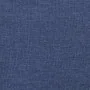 Bed frame with blue fabric headboard 180x200 cm by vidaXL, Beds and slatted bases - Ref: Foro24-3125241, Price: 229,80 €, Dis...
