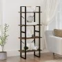 Schichtplatte Regal 4 Ebenen Eiche Braun 60x30x140 cm von vidaXL, Bücherregale und Regale - Ref: Foro24-821311, Preis: 52,26 ...
