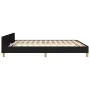 Bed frame with black fabric headboard 180x200 cm by vidaXL, Beds and slatted bases - Ref: Foro24-3125075, Price: 224,32 €, Di...