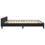 Bed frame with black velvet headboard 180x200 cm by vidaXL, Beds and slatted bases - Ref: Foro24-3125893, Price: 244,19 €, Di...