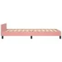 Pink velvet bed frame with headboard 90x190 cm by vidaXL, Beds and slatted bases - Ref: Foro24-3125610, Price: 153,97 €, Disc...